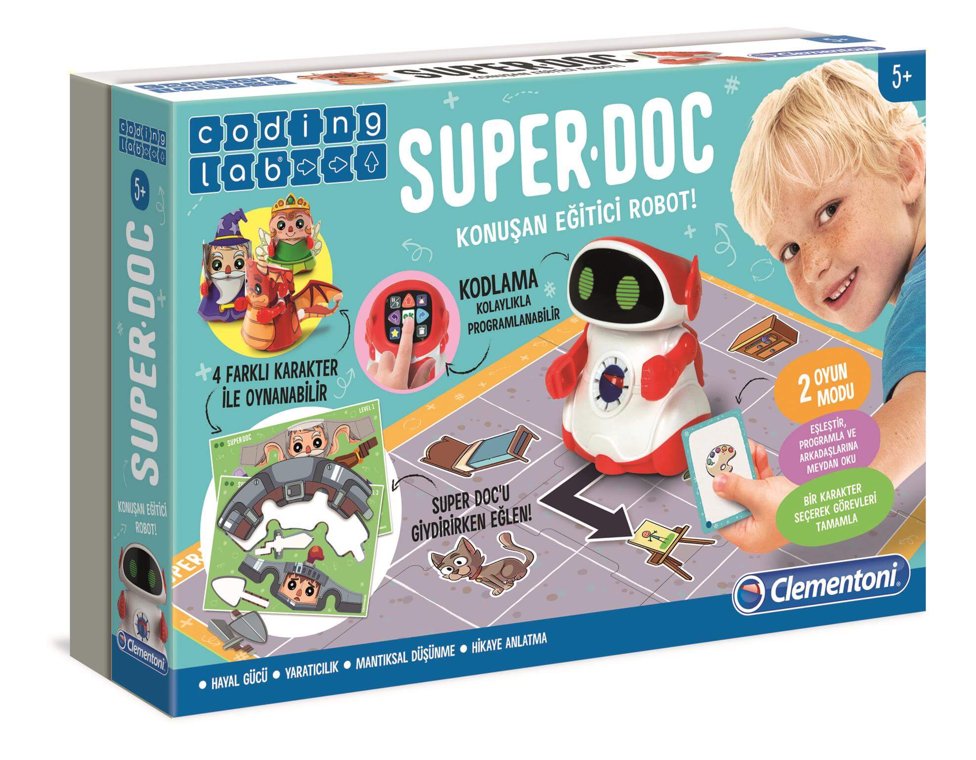 Super DOC-egitici-konusan-robot
